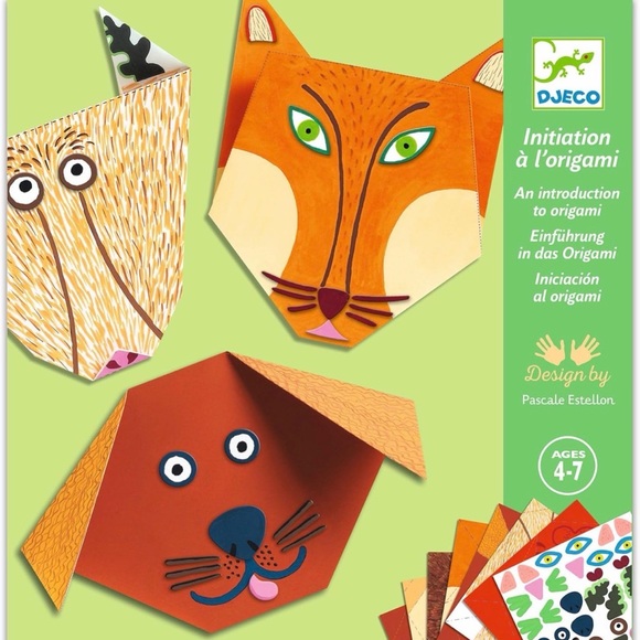 Djeco Origami Animal Kit - Picture 3 of 7